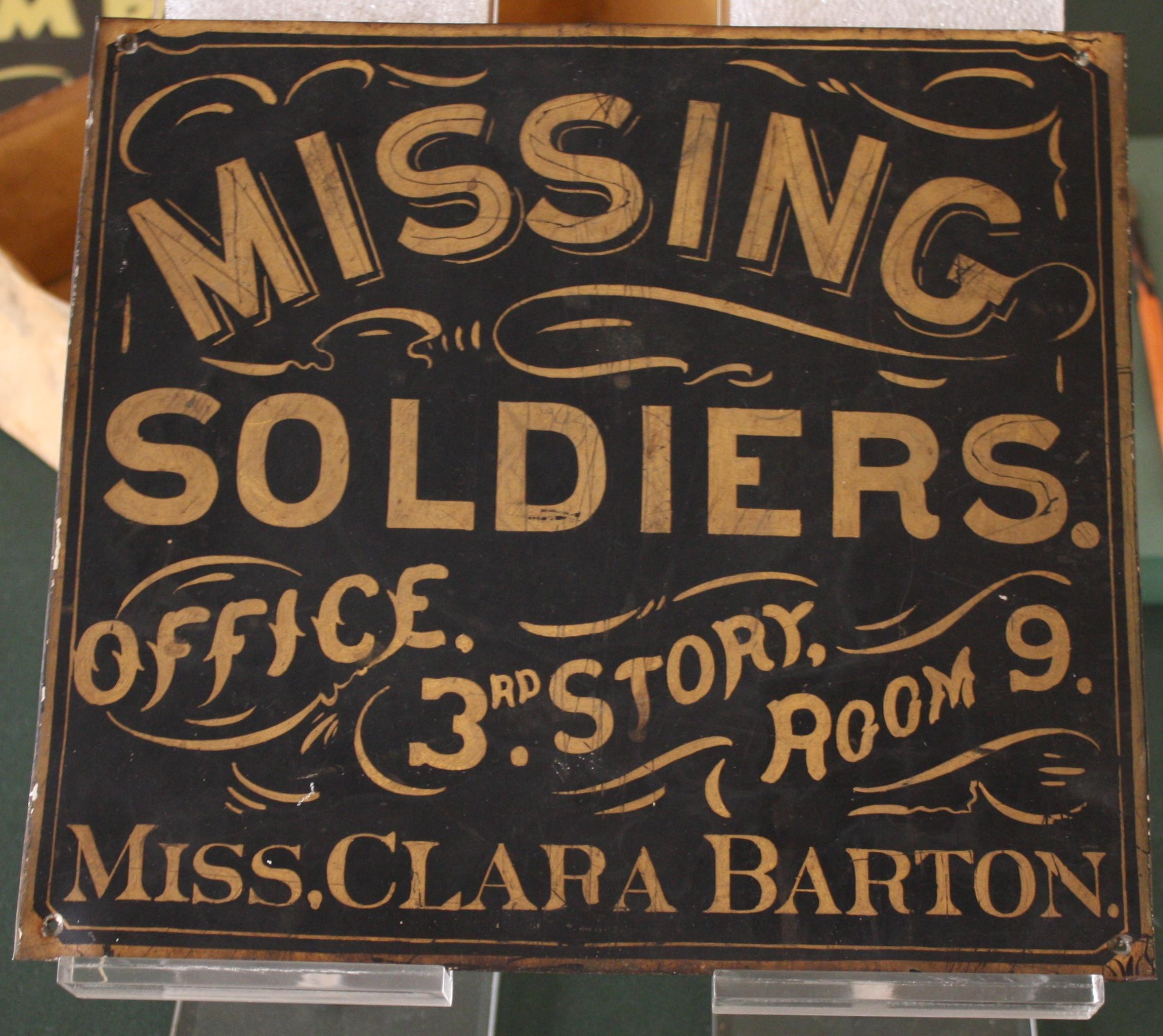 Clara Barton Missing Soldiers Office Museum