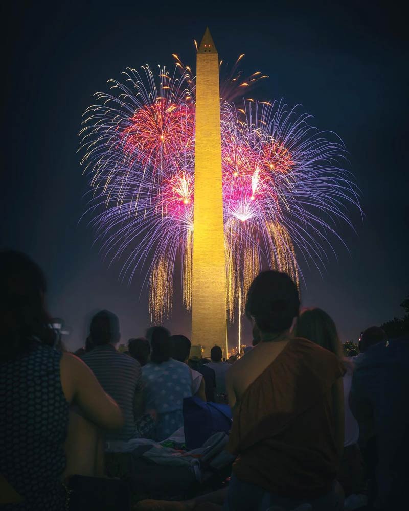 WASHINGTON, DC - JULY 03: The Fourth of July is celebrated with