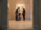 Family at the Smithsonian Freer|Sackler Galleries on the National Mall - Free museums in Washington, DC