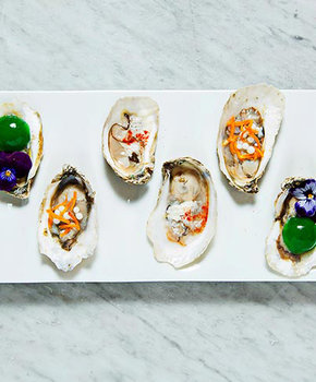Oysters at Plume - Michelin Starred Restaurant in Washington, DC Oysters at Plume - Michelin Starred Restaurant in Washington, DC