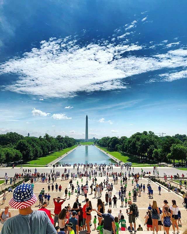 Visiting the Lincoln Memorial in Washington, DC