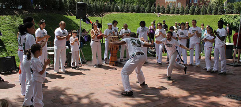 Marvel at dancing demonstrations from a variety of cultures.
