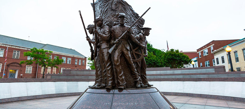 Learn about history at the African-American Civil War Memorial