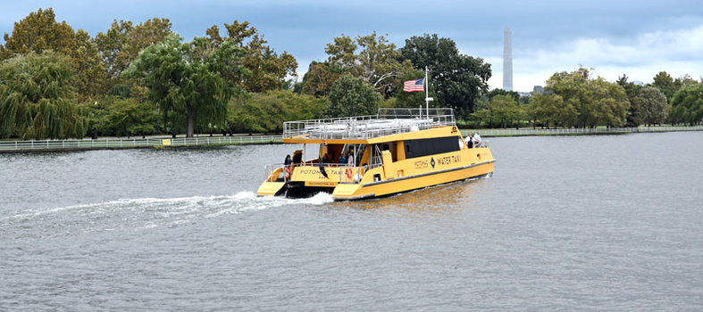 Or hail a water taxi from Georgetown