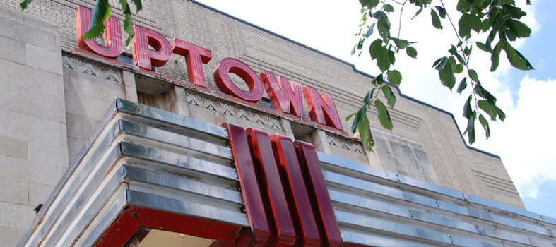Catch a flick on the big screen at the Uptown Theater
