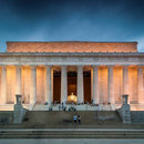 @pixels.sh - Lincoln Memorial on the National Mall at night - Memorials in Washington, DC